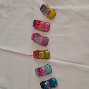 Polly Pocket Mini cars 2007 (set of 6) see pictures